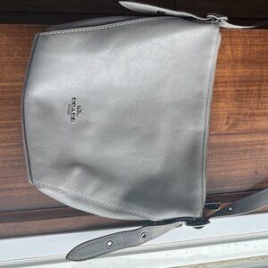 Coach Purse Handbag Grey Crossbody